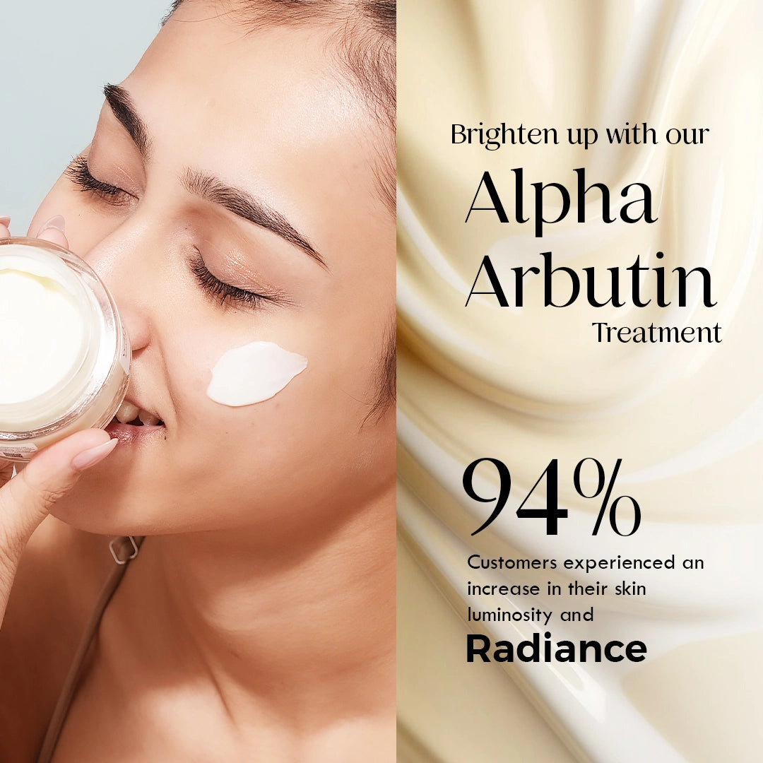 Alpha Arbutin & Shea Butter Leave - Brightening Facial Mousse - AS GOOD AS NEW