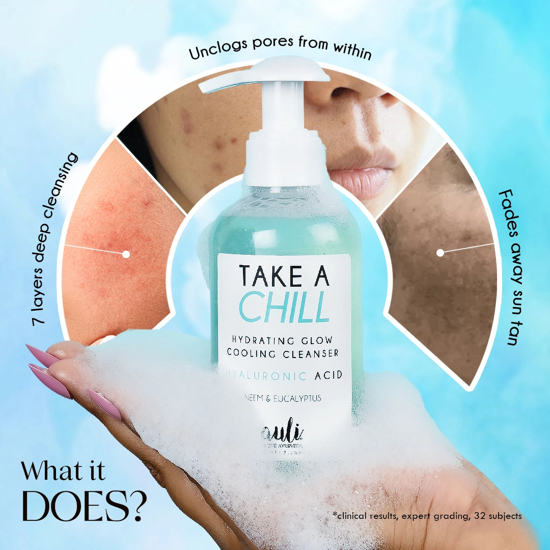 Hyaluronic Acid + Eucalyptus - Hydrating & Cooling Facial Cleanser - Take A Chill