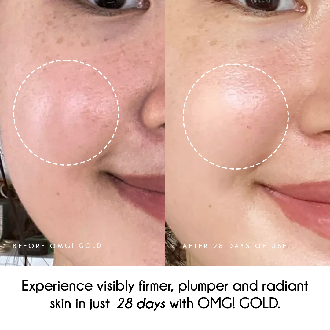 24K Gold Flakes Facial Oil - OMG! GOLD