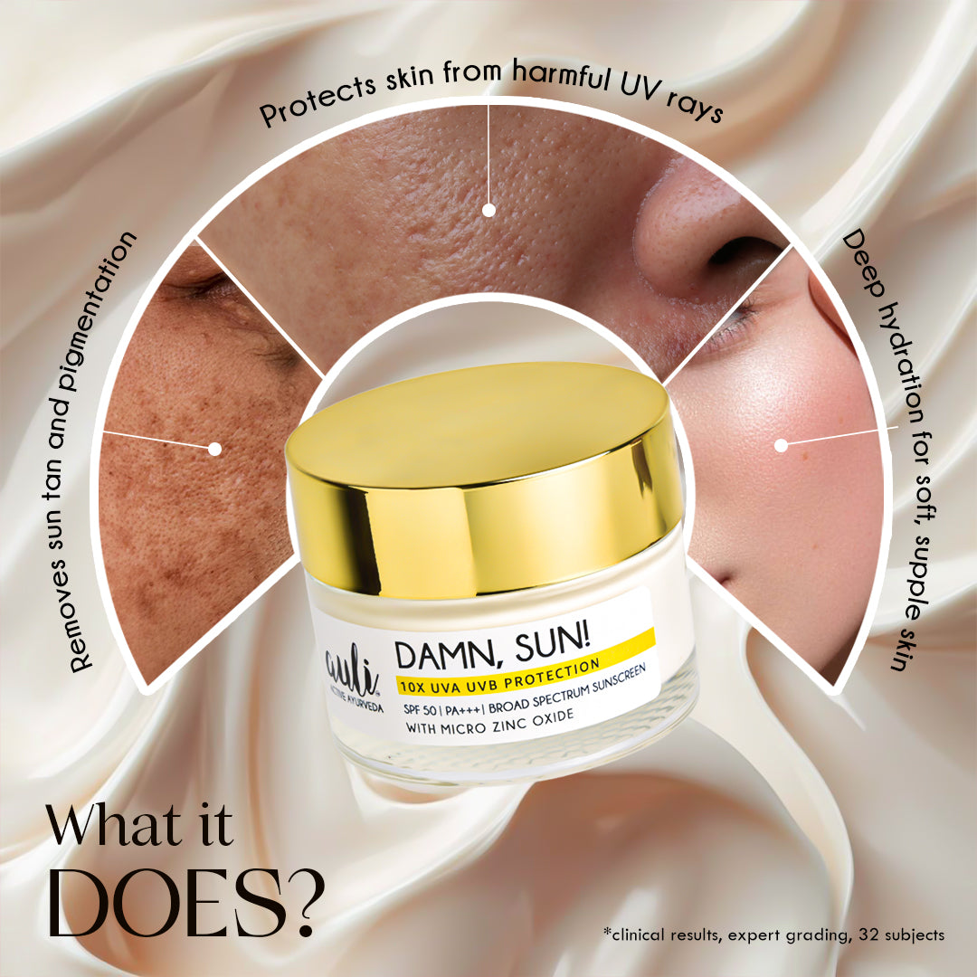 SPF 50 PA+++ Lightweight Sunscreen - DAMN, SUN!