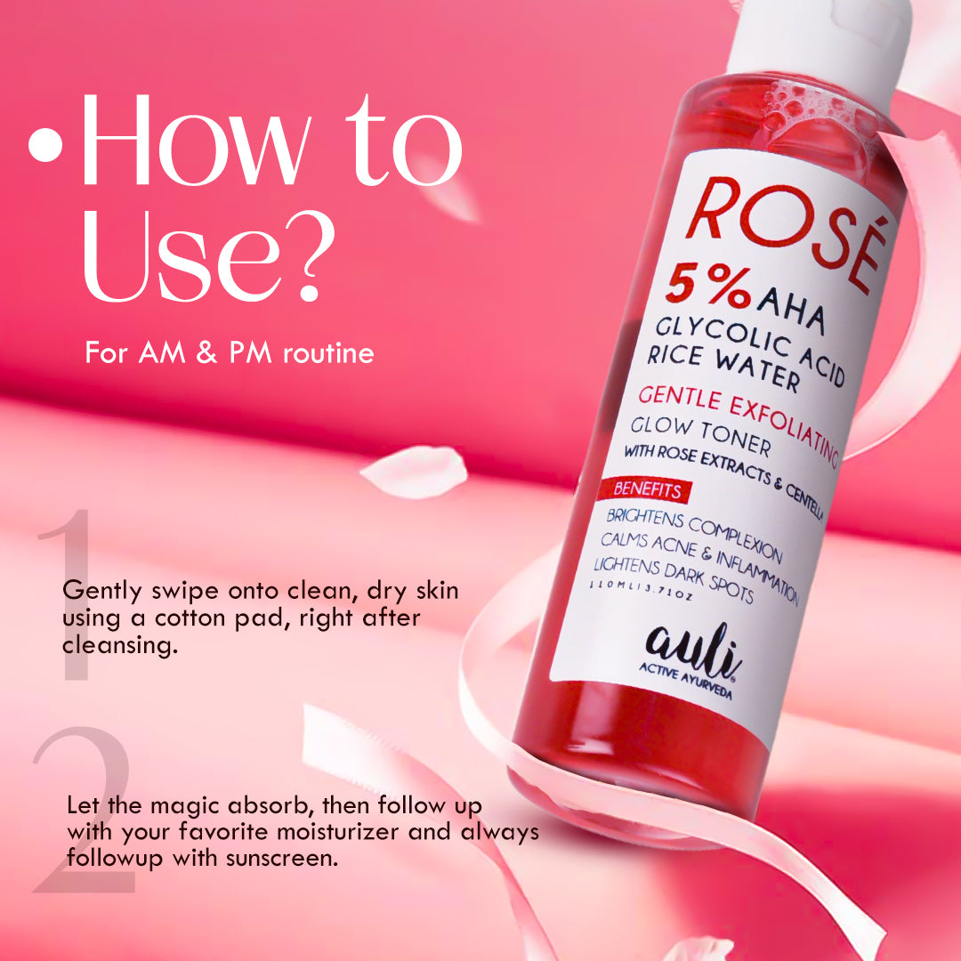 Rose Water Exfoliating Toner - ROSÉ