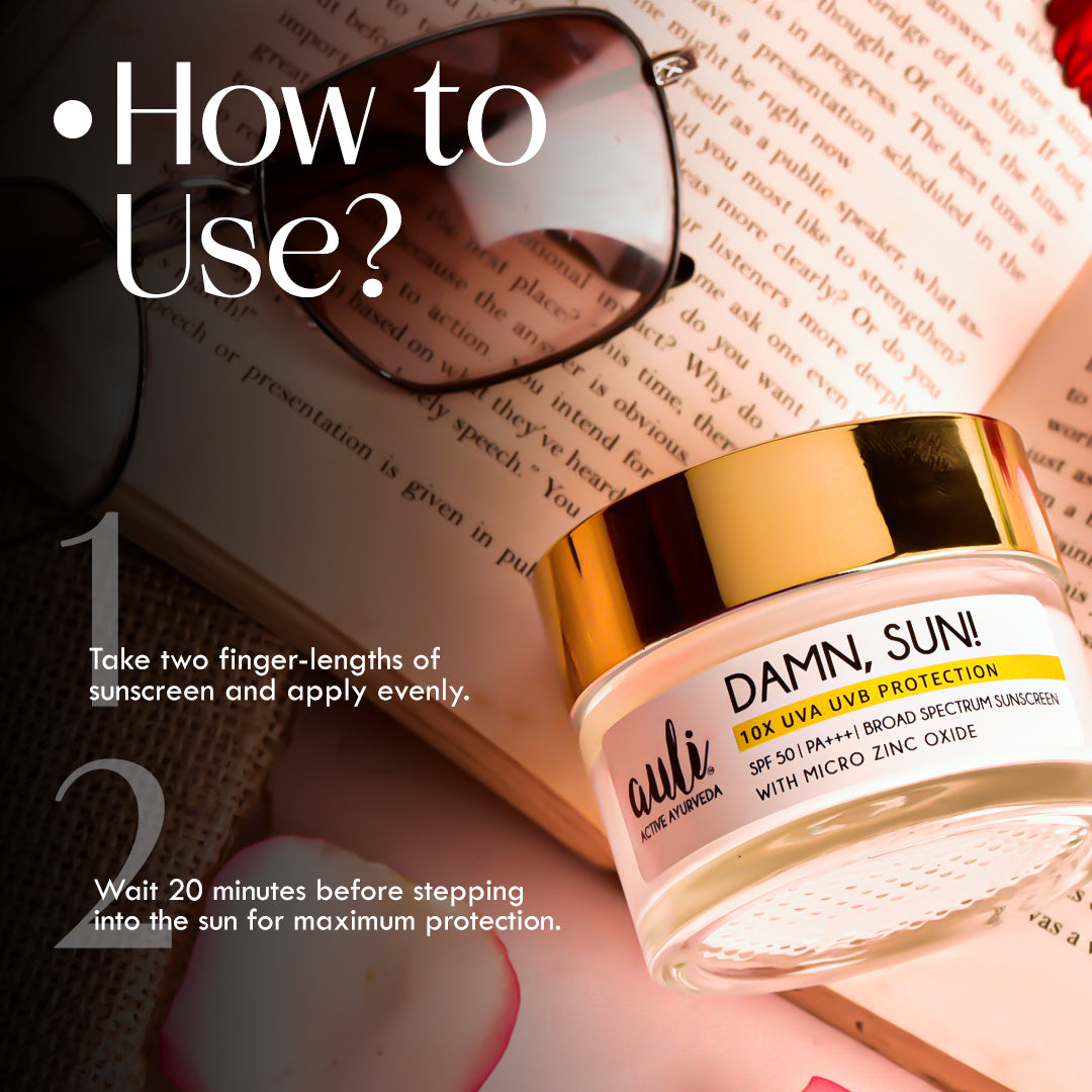 SPF 50 PA+++ Lightweight Sunscreen - DAMN, SUN!