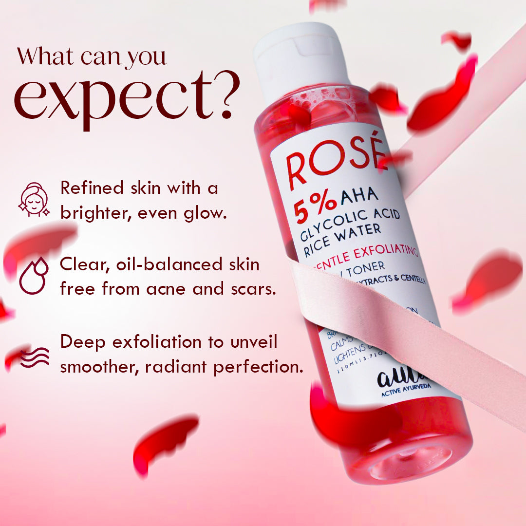Rose Water Exfoliating Toner - ROSÉ