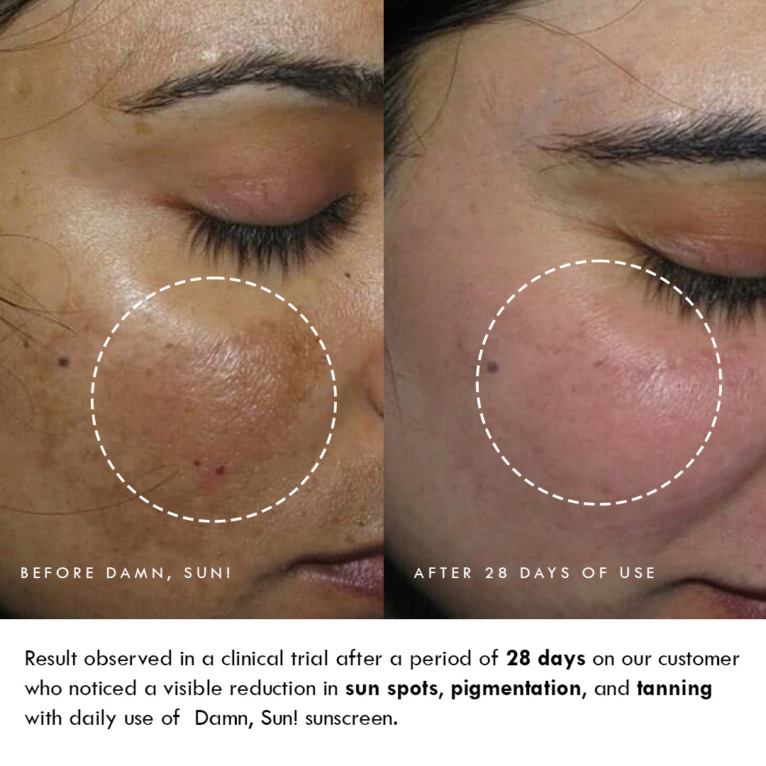 SPF 50 PA+++ Lightweight Sunscreen - DAMN, SUN!