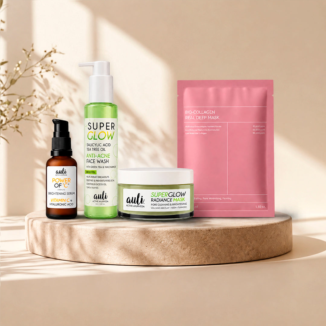 Clear & Bright Trio | Pore Care, Texture & Brightening Skincare Combo