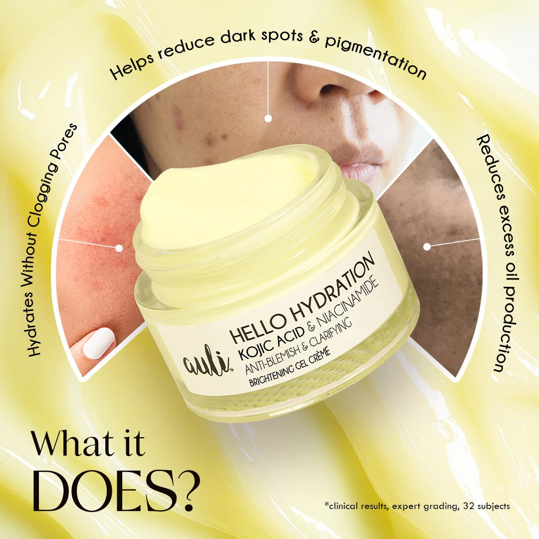 Anti-Blemish and Clarifying Brightening Gel Creme - HELLO HYDRATION