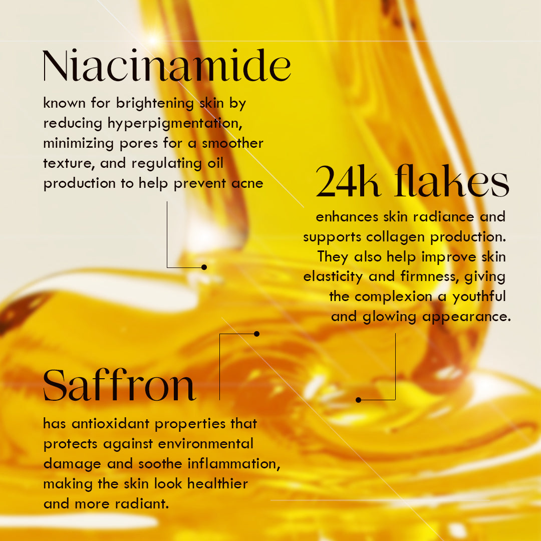 Niacinamide & 24k Gold Flakes Hydrator - MAGIC POTION GOLD