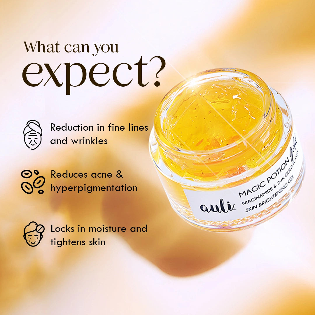 Niacinamide & 24k Gold Flakes Hydrator - MAGIC POTION GOLD
