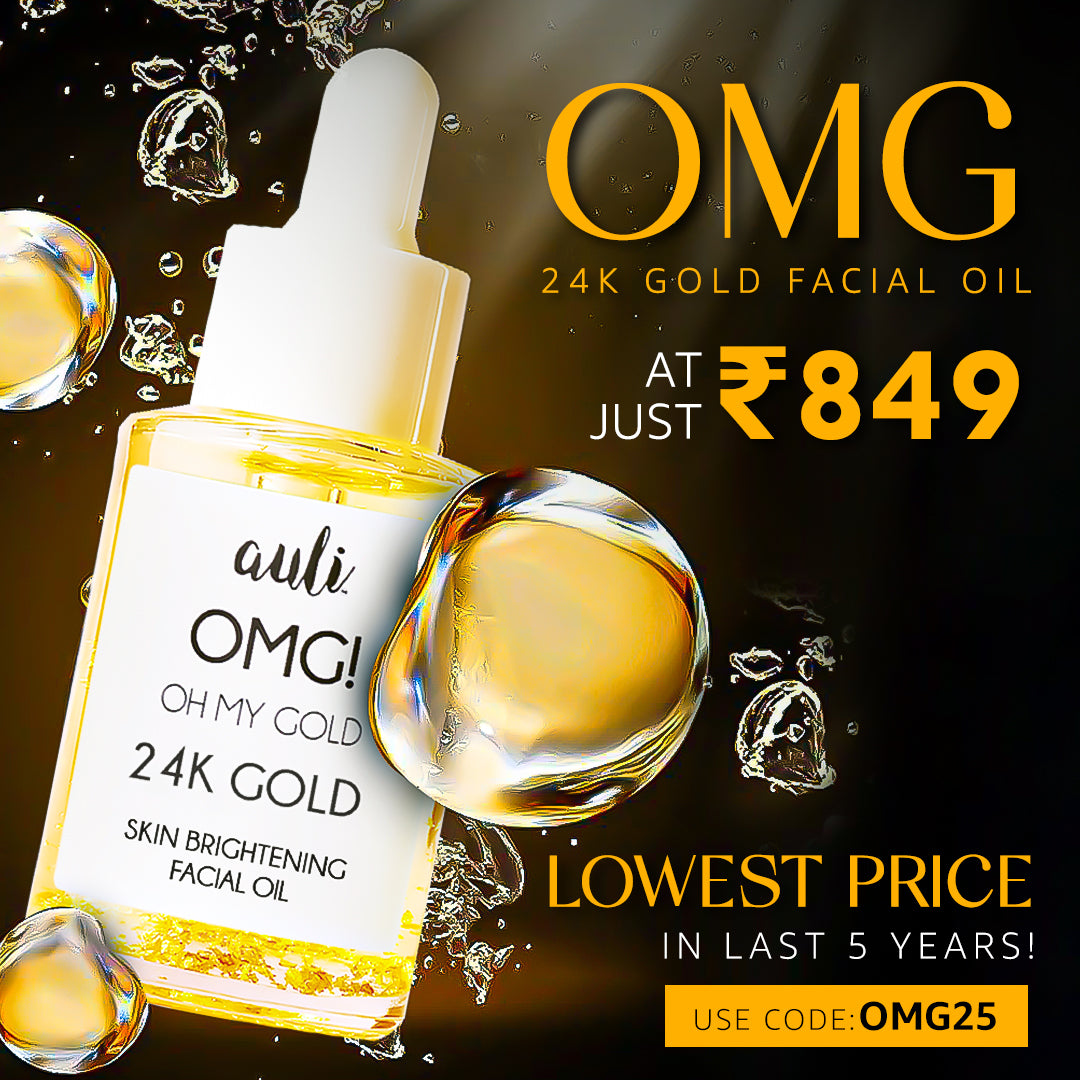 24K Gold Flakes Facial Oil - OMG