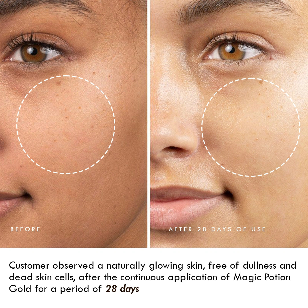 Niacinamide & 24k Gold Flakes Hydrator - MAGIC POTION GOLD