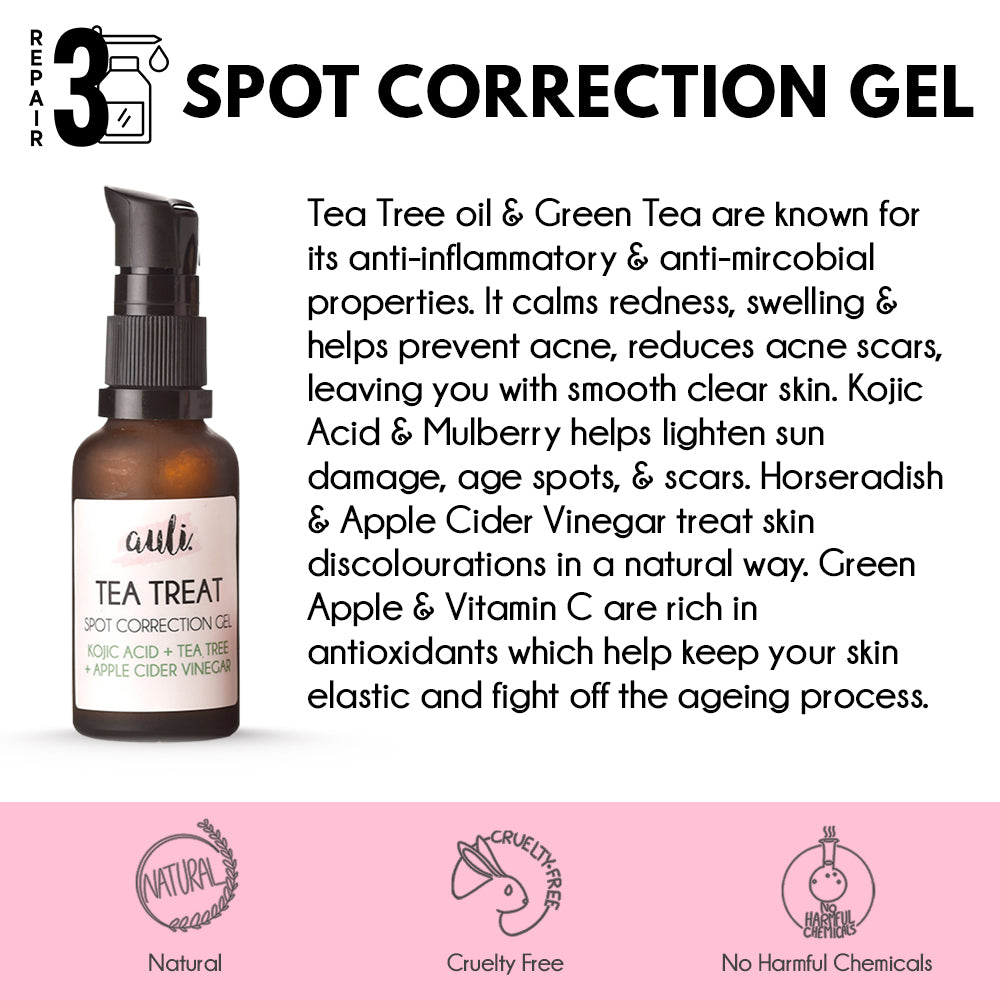 Kojic Acid + Tea Tree Spot Correction Gel - TEA TREAT
