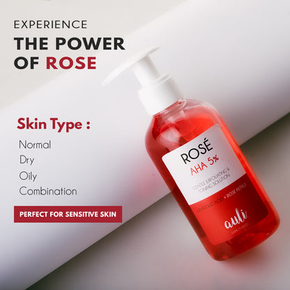 Rose Water Exfoliating Toner - ROSE