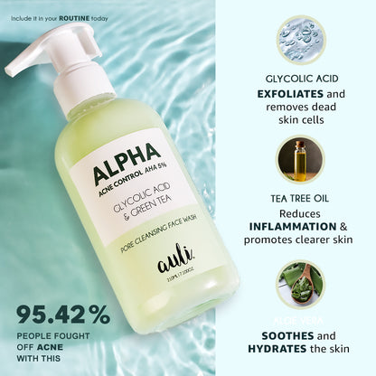 AHA-5% ACNE-CONTROL FACE WASH - ALPHA
