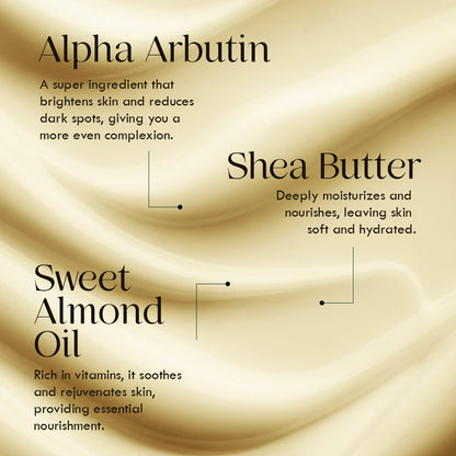 Alpha Arbutin &amp; Shea Butter Leave - In Night Facial Mousse - AS GOOD AS NEW