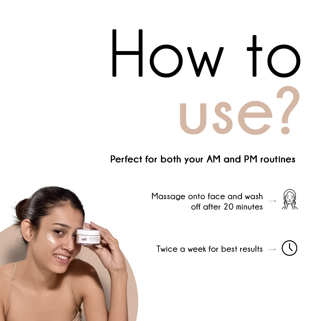 Turmeric + Chandan Oil Deep Facial Massage Cream - LET IT GLOW