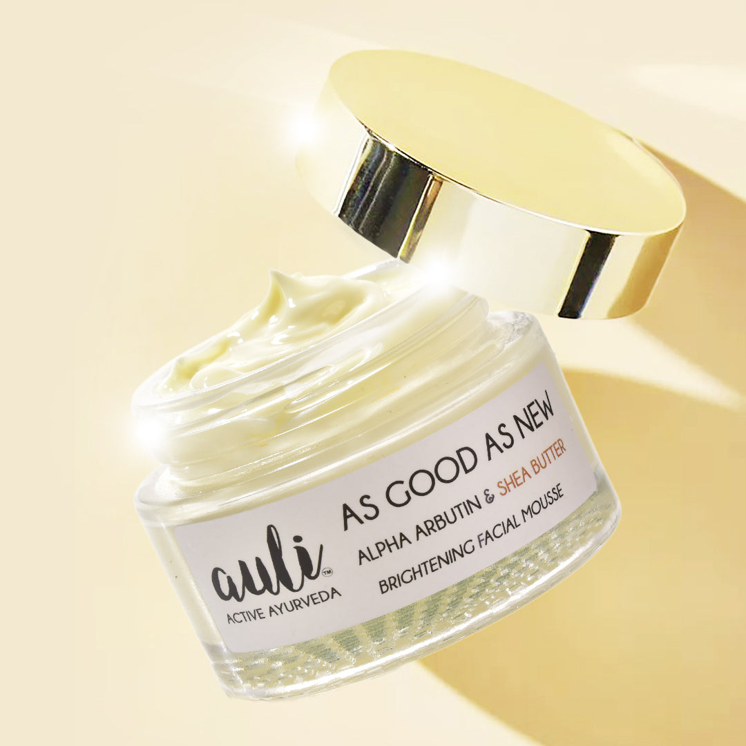 Alpha Arbutin &amp; Shea Butter Leave - In Night Facial Mousse - AS GOOD AS NEW