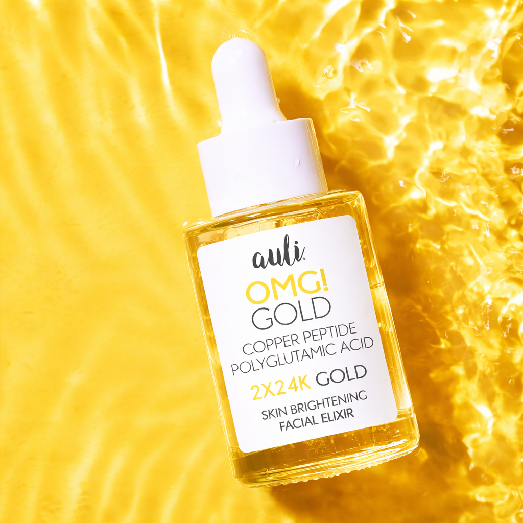 24K Gold Flakes Facial Oil - OMG! GOLD