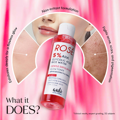 Rose Water Exfoliating Toner - ROSÉ