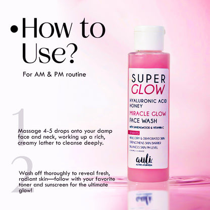 Hyaluronic Acid Nourishing Facewash - SUPER GLOW