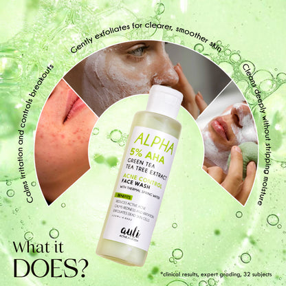 AHA-5% Acne-Control Face Wash - ALPHA