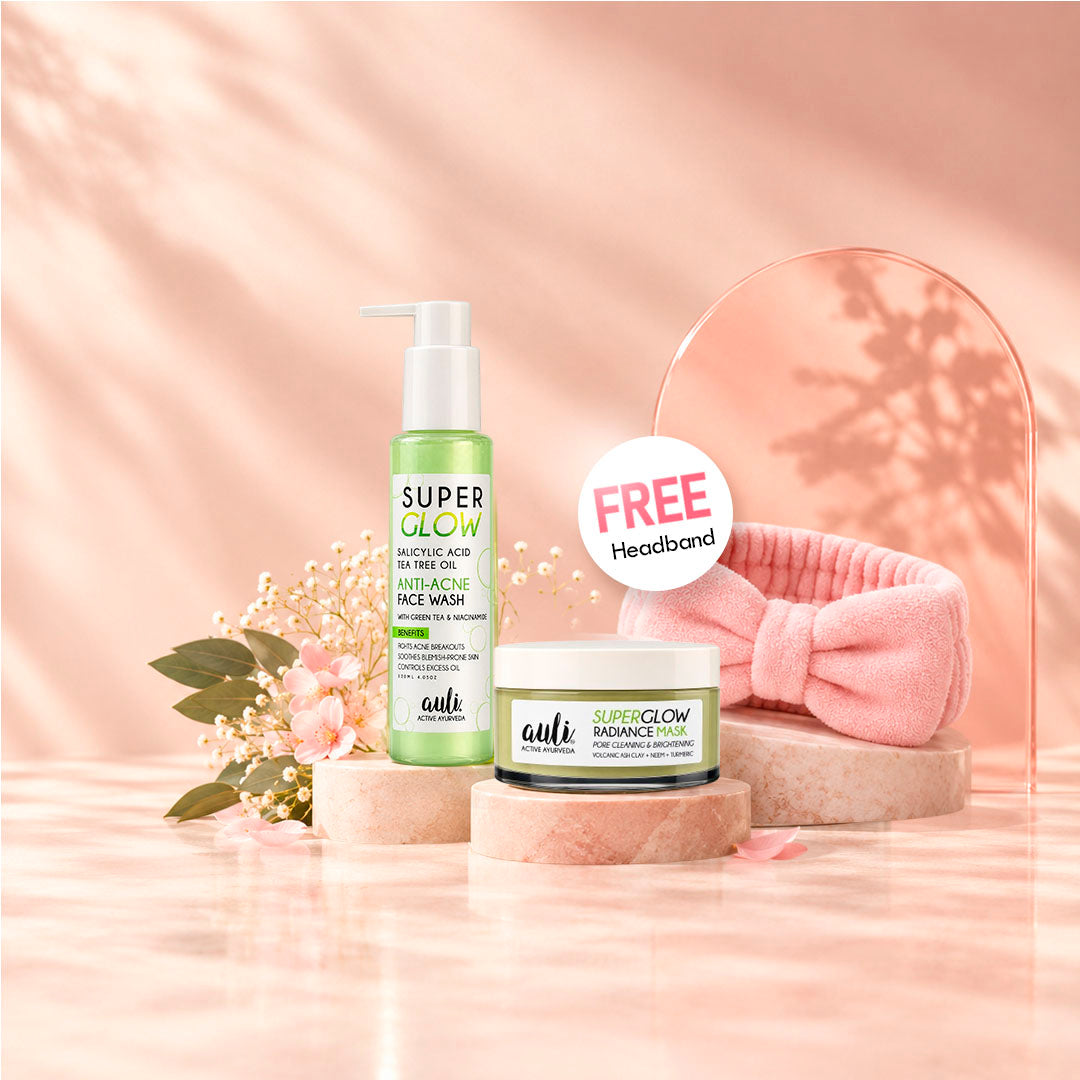 Super Glow Reset Kit | Anti-Acne Face Wash &amp; Clarifying Face Pack Combo