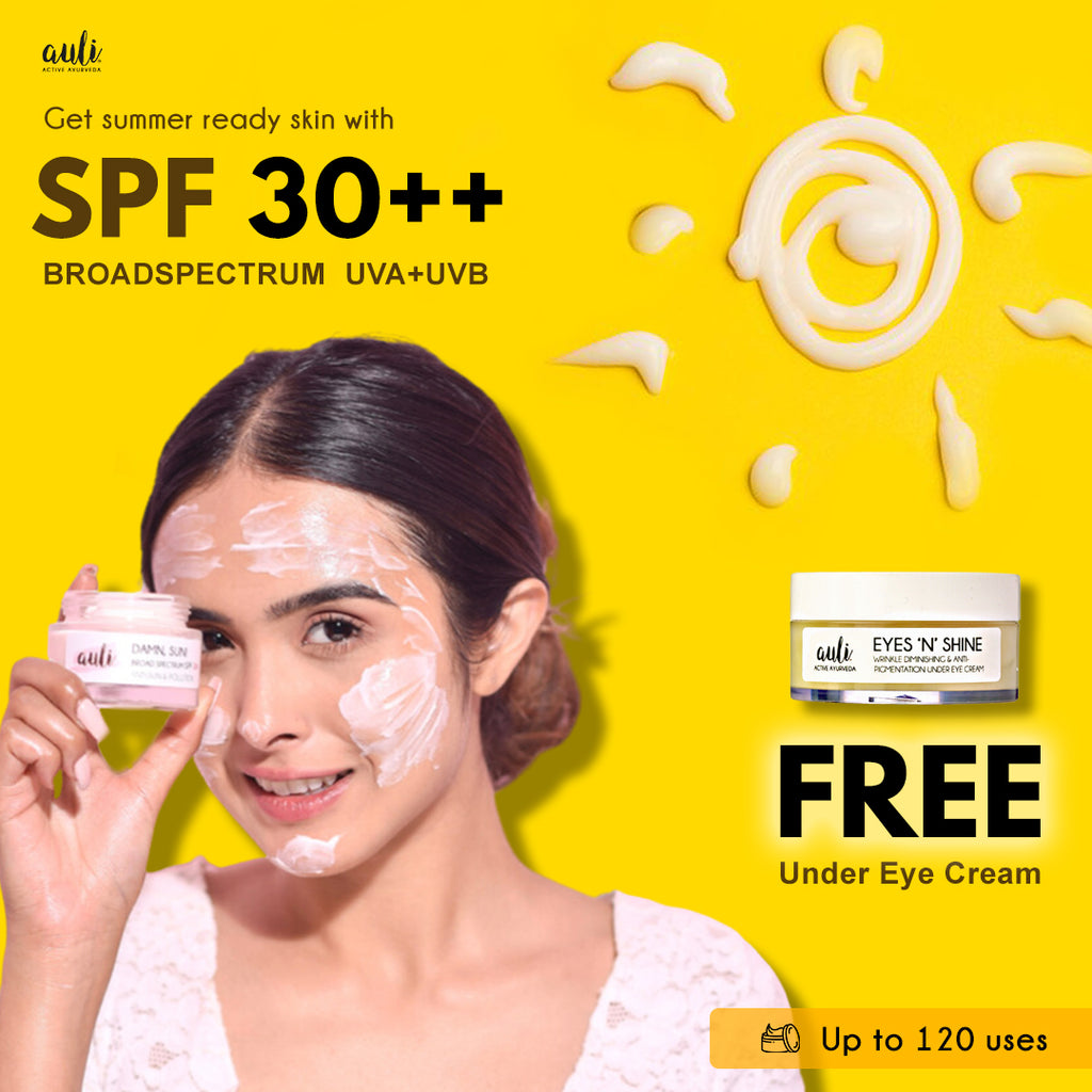 Auli Protect and Repair duo || Damn Sun and Eyes N Shine || PACK OF TWO – 60GM + 30GM