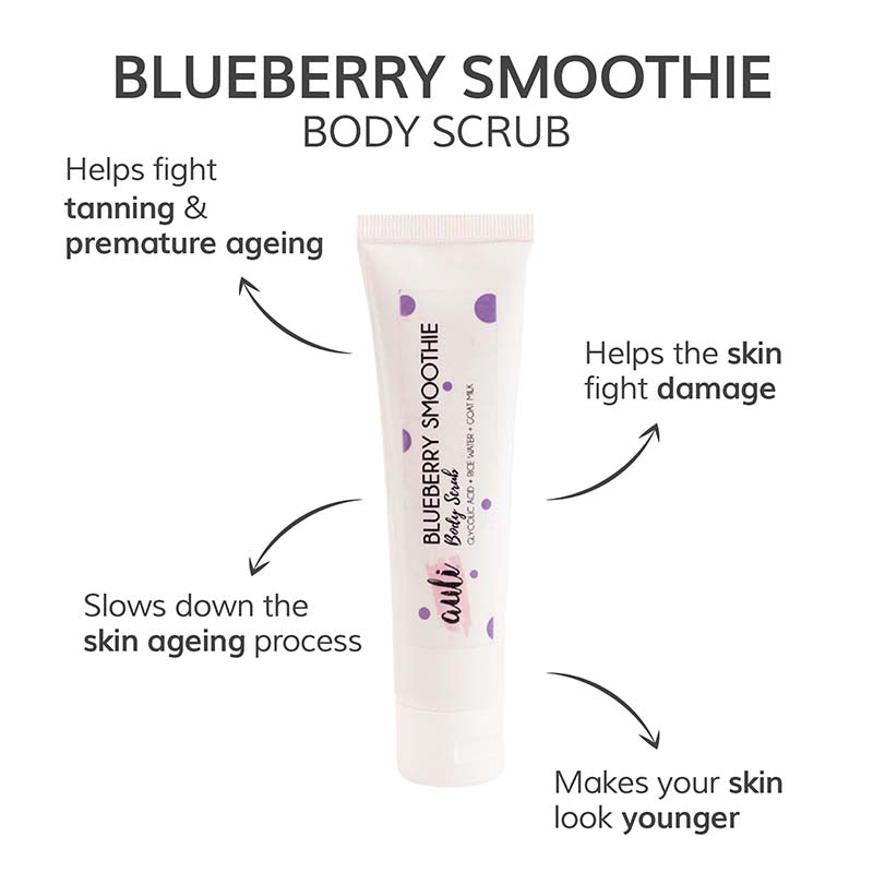 Auli Blueberry Smoothie Body Scrub - 30 ML