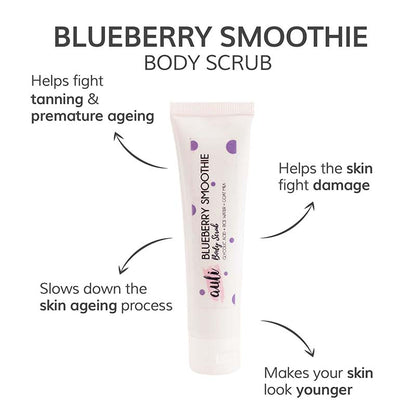 Auli Blueberry Smoothie Body Scrub - 30 ML