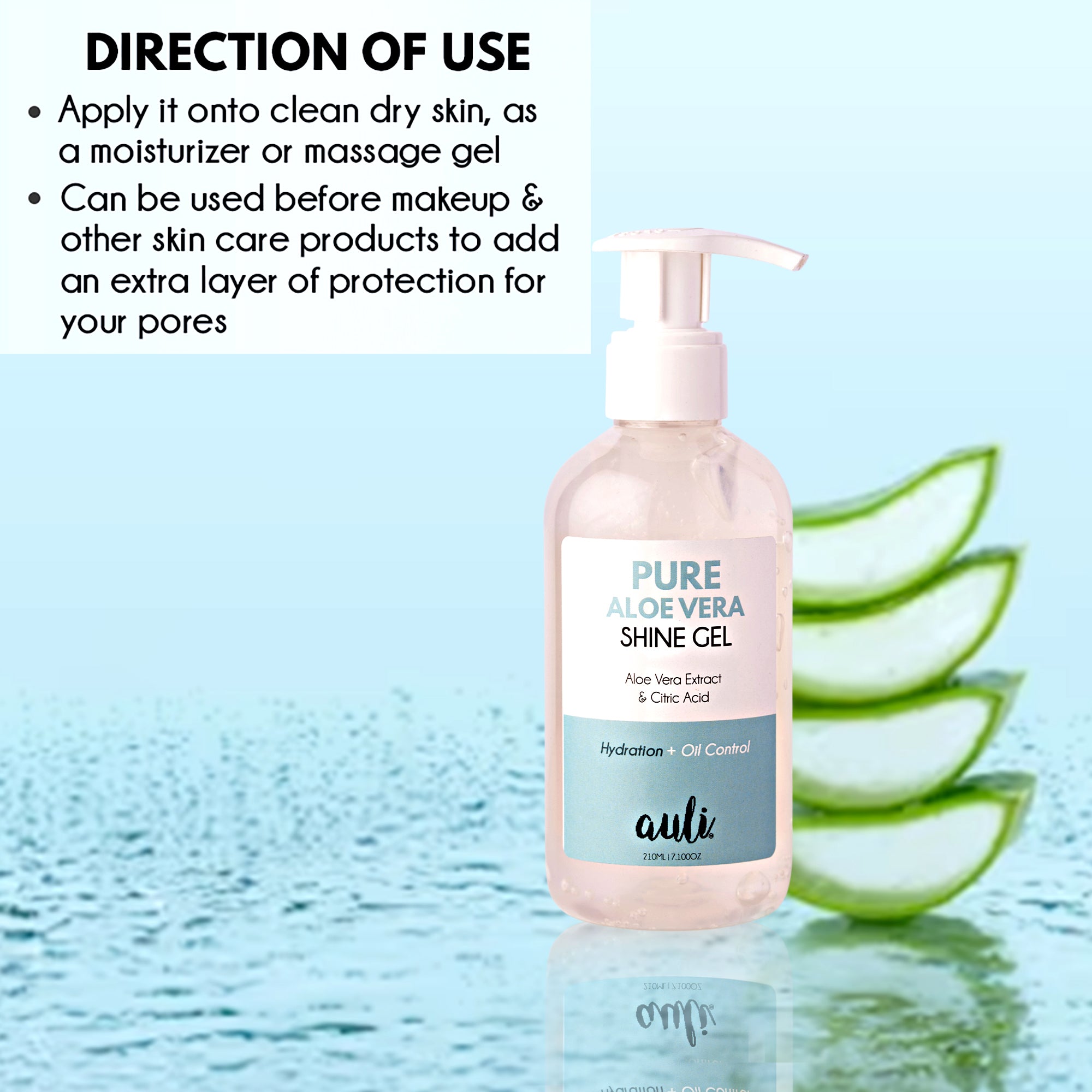 HYDRATING AND FIRMING PURE ALOE VERA GEL