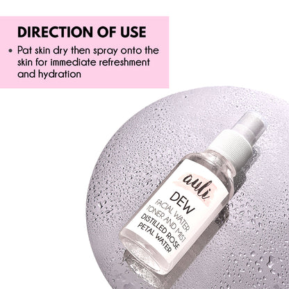 Auli Dew - Distilled Rose Petal Water - 30 ML